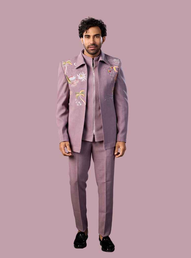 DUSTY PINK JODHPURI 